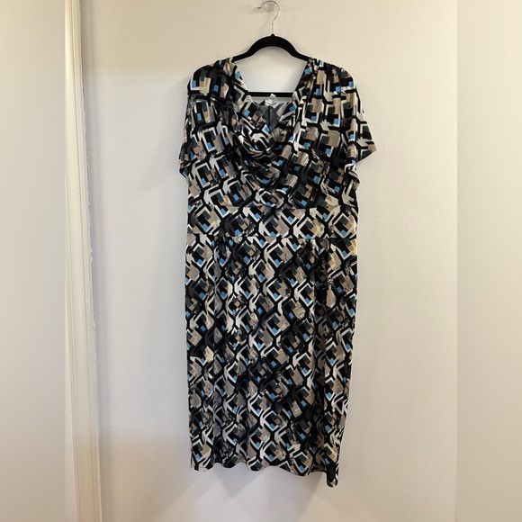 Anna Scholz dress 70’s style maxi stretch Dress 07. - Picture 2 of 16